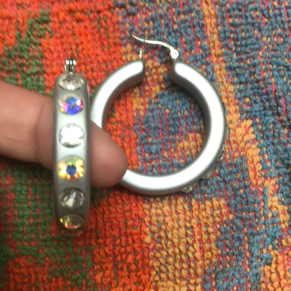 Silver Bling Earrings
